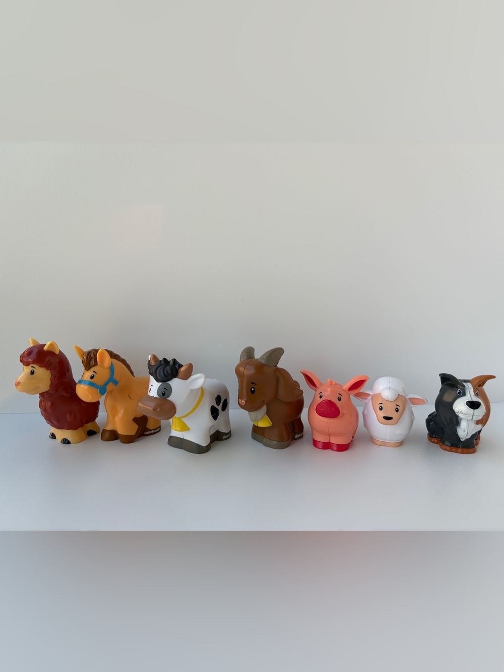 Fisher-Price Little People Farm Animals Lot of 7 - 2018